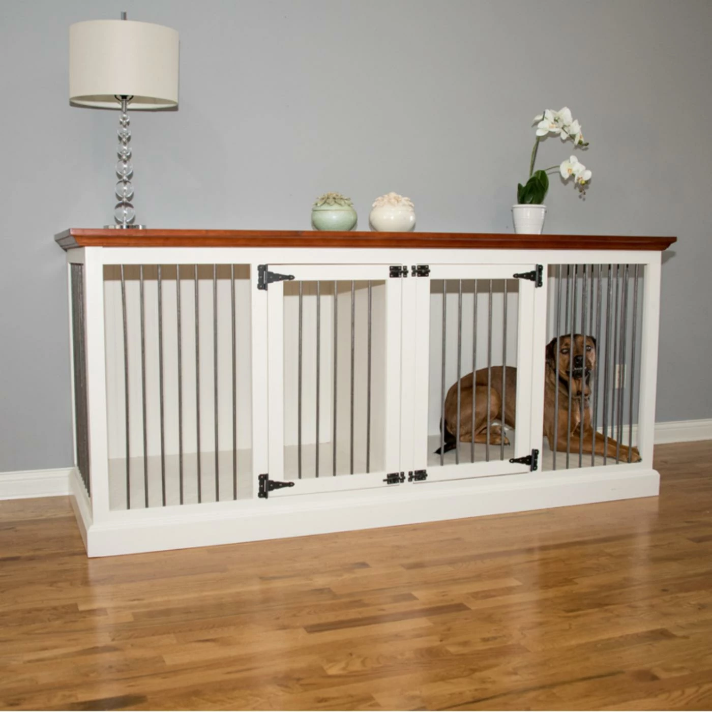 Budget ⌛ Dog Crate Furniture Eagle Furniture Large Double Wide ???? Dog Crate Credenza ???? 6 Budget ⌛ Dog Crate Furniture Eagle Furniture Large Double Wide ???? Dog Crate Credenza ???? - Image 4