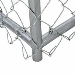 Hot Sale ❤️ Dog Kennels & Runs Lucky ???? Dog 2-in-1 Size Galvanized Steel Chain Link Kennel - CL 41028EZ ???? -Lucky Dog Sales Store detail2JCC124