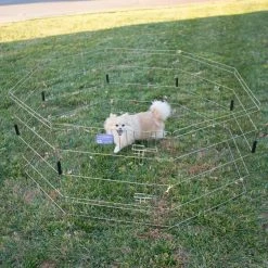 Budget ???? Mid-West Homes For Pets ???? Dog Exercise Pens MidWest Homes For Pets 8 Panel Exercise Pen / Pet Playpen With Door / 5 Height Options - Gold Zinc ✨ -Lucky Dog Sales Store detail2MH196