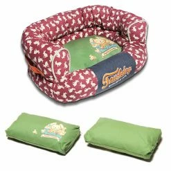 Best Pirce ???? Bolster Pet Life Touchdog Lazy-Bones Rabbit-Spotted Premium Easy Wash Couch ???? Dog Bed ???? -Lucky Dog Sales Store detail2PTF283