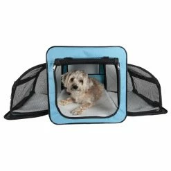Flash Sale ⭐ Dog Crates Pet Life Capacious Dual-Expandable Wire ???? Dog Crate ⭐ -Lucky Dog Sales Store detail2PTF434