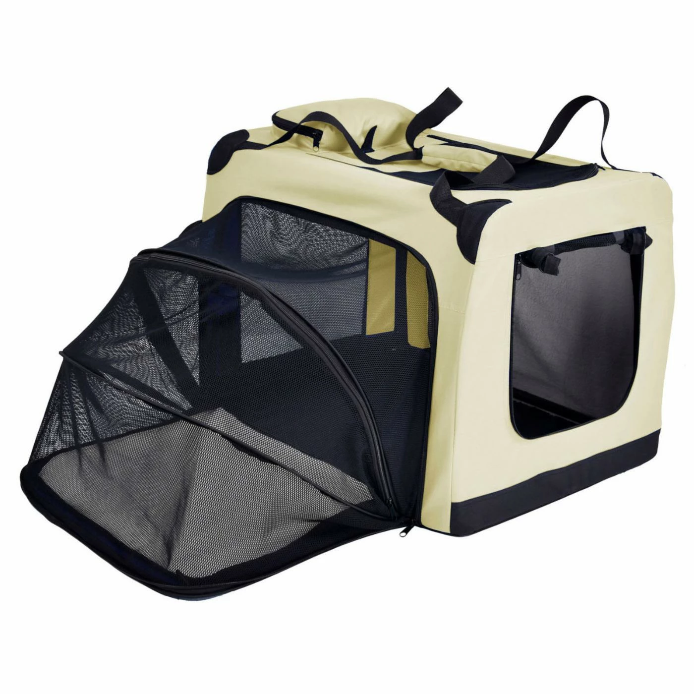 Flash Sale ❤️ Dog Crates Pet Life Hounda Accordion Metal Framed Soft-Folding Collapsible Dual-Sided Expandable Pet ???? Dog Crate ???? 6 Flash Sale ❤️ Dog Crates Pet Life Hounda Accordion Metal Framed Soft-Folding Collapsible Dual-Sided Expandable Pet ???? Dog Crate ???? - Image 4