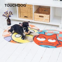 Best Pirce ???? Dog Mats & Pads Touchdog Cartoon Flying Critter Monster Rounded Cat And ???? Dog Mat ???? -Lucky Dog Sales Store detail2PTF556