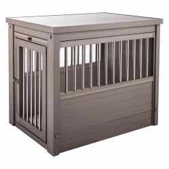 Top 10 ???? Dog Crate Furniture New Age Pet EcoFLEX Pet Crate/End Table - Gray ???? 15 Top 10 ???? Dog Crate Furniture New Age Pet EcoFLEX Pet Crate/End Table - Gray ???? -Lucky Dog Sales Store detail3PIL124
