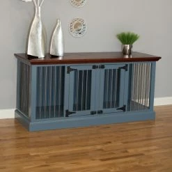 Cheap ???? Dog Crate Furniture Eagle Furniture Small Double Wide ???? Dog Crate Credenza ???? -Lucky Dog Sales Store detail4EAGL400