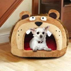 Promo ???? Nesting Pet Life Roar Bear Snuggle Plush Polar Fleece Pet Bed ???? 6 Promo ???? Nesting Pet Life Roar Bear Snuggle Plush Polar Fleece Pet Bed ???? -Lucky Dog Sales Store detail4PTF364
