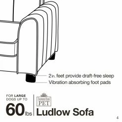 New ???? Dog Bed Furniture Enchanted Home Pet Ludlow Pet Sofa ❤️ -Lucky Dog Sales Store detail4QPRO211