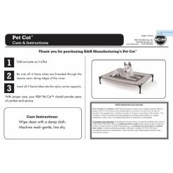 Top 10 ???? K&H Pet Products Outdoor K&H Pet Products Original 2 Tone Pet Cot ???? 17 Top 10 ???? K&H Pet Products Outdoor K&H Pet Products Original 2 Tone Pet Cot ???? -Lucky Dog Sales Store detail5KHMA009