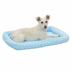 Brand new ???? Mid-West Homes For Pets ???? Dog Mats & Pads MidWest Homes For Pets QuietTime Plush Bolster ???? Dog Bed / Ideal For ???? Dog Crates ❤️ -Lucky Dog Sales Store detail5MH102