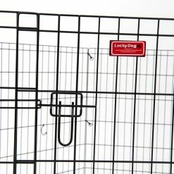 Best Pirce ???? Dog Exercise Pens Lucky ???? Dog Heavy Duty Exercise Pen / Pet Play Yard With Stakes & Door / 3 Height Options ???? -Lucky Dog Sales Store detail6JCC086