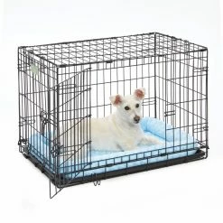 Brand new ???? Mid-West Homes For Pets ???? Dog Mats & Pads MidWest Homes For Pets QuietTime Plush Bolster ???? Dog Bed / Ideal For ???? Dog Crates ❤️ -Lucky Dog Sales Store detail6MH102