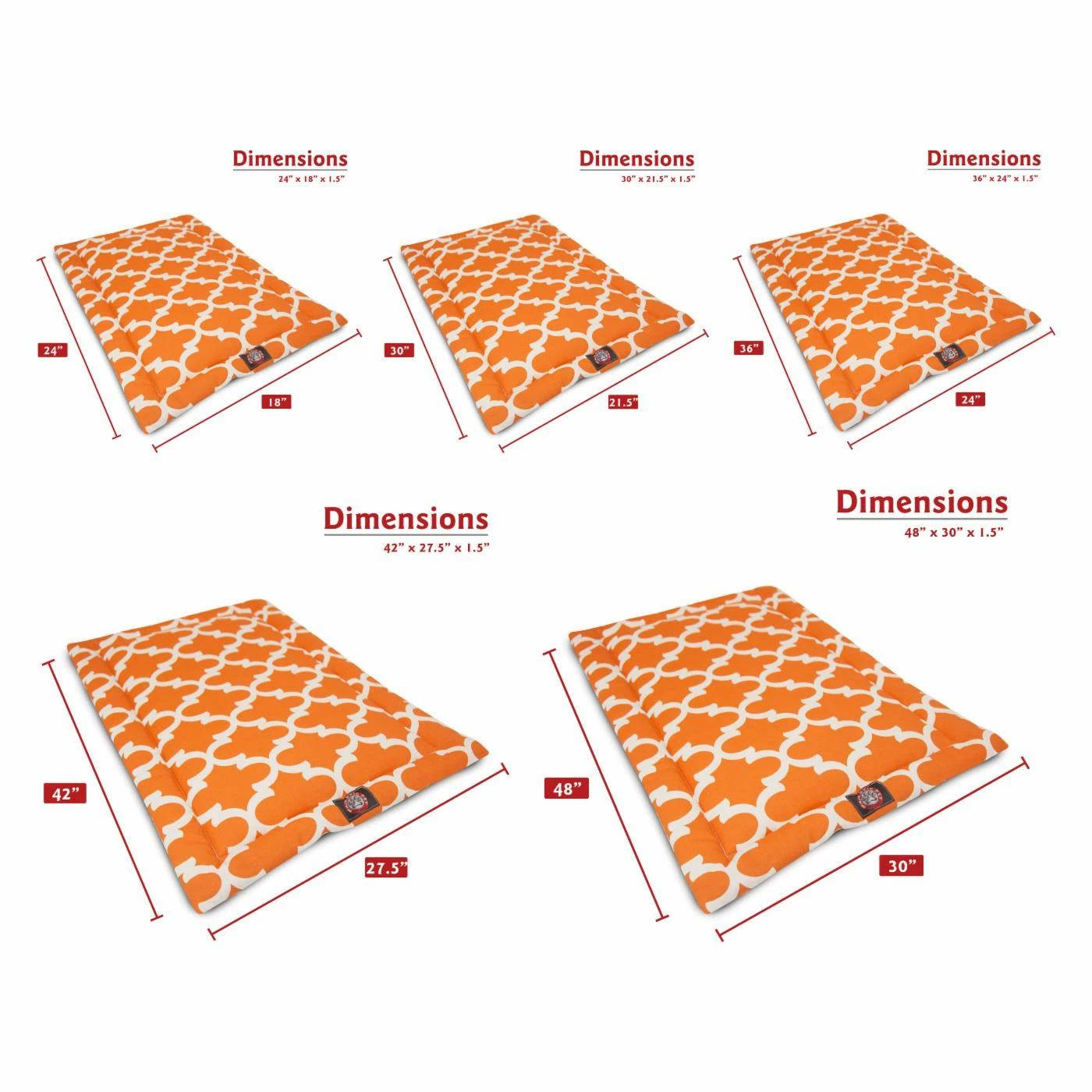 Majestic Pet Trellis Dog Crate Pad Cheap ???? Dog Mats & Pads Majestic Pet Trellis ???? Dog Crate Pad ???? -Lucky Dog Sales Store detail6MJT171