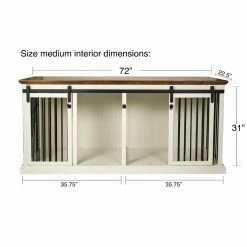 Top 10 ✔️ Dog Crate Furniture Safe Harbor Double Wide ???? Dog Crate With Removable Divider ???? -Lucky Dog Sales Store detail6TARP001