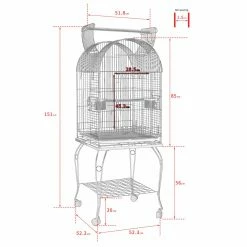 New ???? A And E Cage Company Medium Bird Cages A And E Cage Co. Dome Top Bird Cage 600A ⭐ 6 New ???? A And E Cage Company Medium Bird Cages A And E Cage Co. Dome Top Bird Cage 600A ⭐ -Lucky Dog Sales Store detail7AEC196