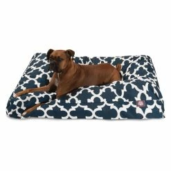 New ???? Majestic Pet Trellis Rectangle Pillow Pet Bed ⭐ -Lucky Dog Sales Store detailMJT150