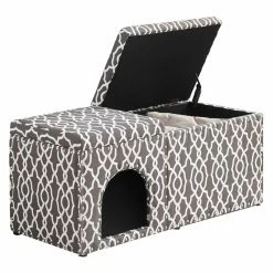 Promo ???? Wood Ore International Cassidy Storage Bench Pet House ???? 4 Promo ???? Wood Ore International Cassidy Storage Bench Pet House ???? -Lucky Dog Sales Store detailORE1084