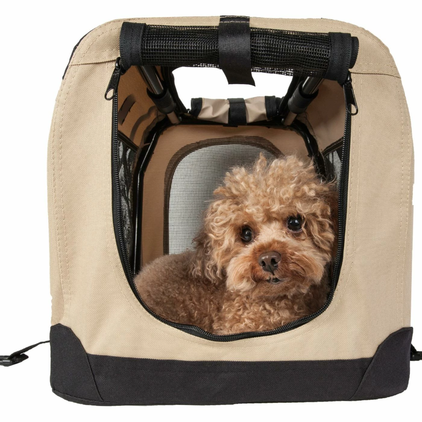 Pet Life 360-Degree Vista-View Soft Folding Collapsible Crate Budget ⌛ Dog Crates Pet Life 360-Degree Vista-View Soft Folding Collapsible Crate ❤️ -Lucky Dog Sales Store detailPTF172