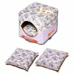 Hot Sale ???? Nesting Pet Life Touchdog Floral-Galore Convertible And Reversible Squared 2-in-1 Collapsible ???? Dog House Bed ⌛ 4 Hot Sale ???? Nesting Pet Life Touchdog Floral-Galore Convertible And Reversible Squared 2-in-1 Collapsible ???? Dog House Bed ⌛ -Lucky Dog Sales Store detailPTF270