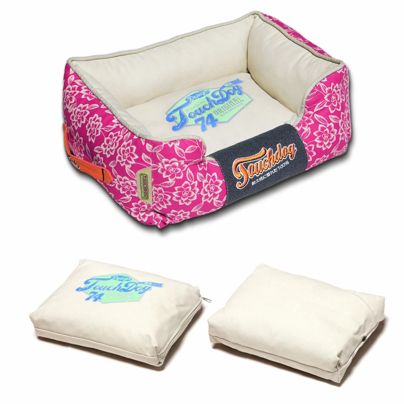Hot Sale ???? Nesting Pet Life Touchdog Rose Petal Patterned Premium Rectangular ???? Dog Bed ⭐ 5 Hot Sale ???? Nesting Pet Life Touchdog Rose Petal Patterned Premium Rectangular ???? Dog Bed ⭐ - Image 3
