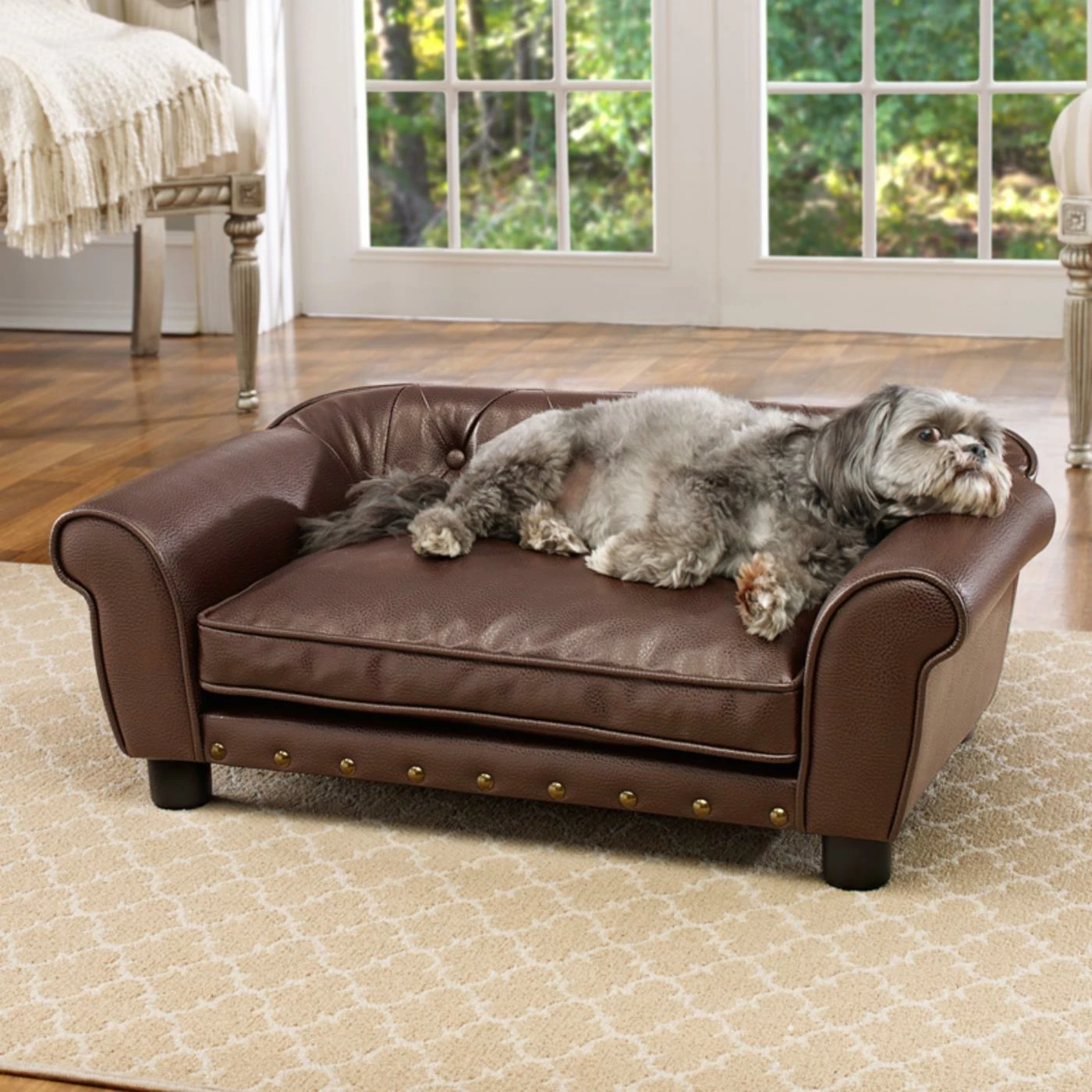 New ✔️ Dog Bed Furniture Enchanted Home Pet Brisbane Tufted Pet Bed ???? 5 New ✔️ Dog Bed Furniture Enchanted Home Pet Brisbane Tufted Pet Bed ???? - Image 3