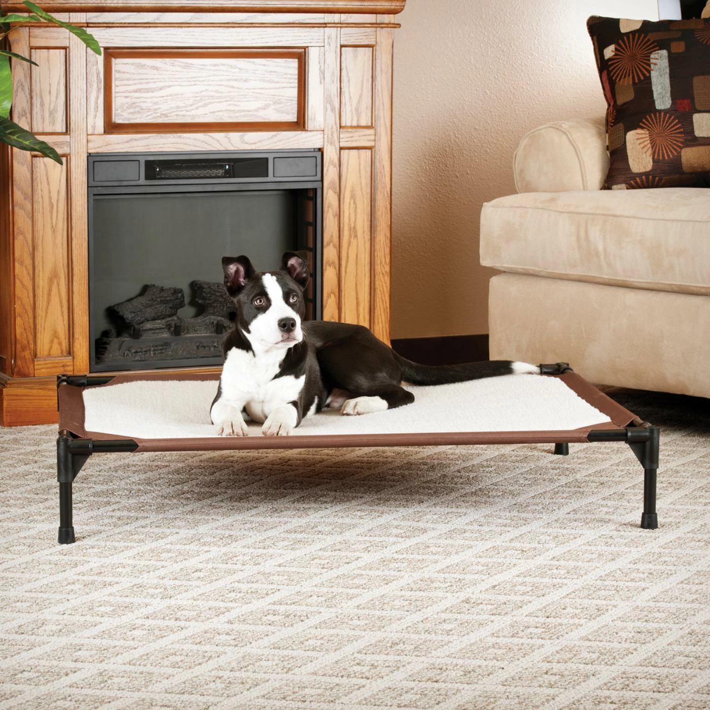 K&H Pet Products Self-Warming Pet Cot Cover Hot Sale ???? K&H Pet Products ???? Dog Mats & Pads K&H Pet Products Self-Warming Pet Cot Cover ???? -Lucky Dog Sales Store inuseKHMA013