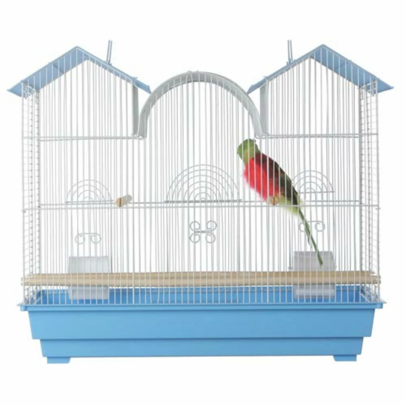 Flash Sale ???? Medium Bird Cages Prevue Pet Products Triple Roof Bird Cage ✔️ 4 Flash Sale ???? Medium Bird Cages Prevue Pet Products Triple Roof Bird Cage ✔️ - Image 2