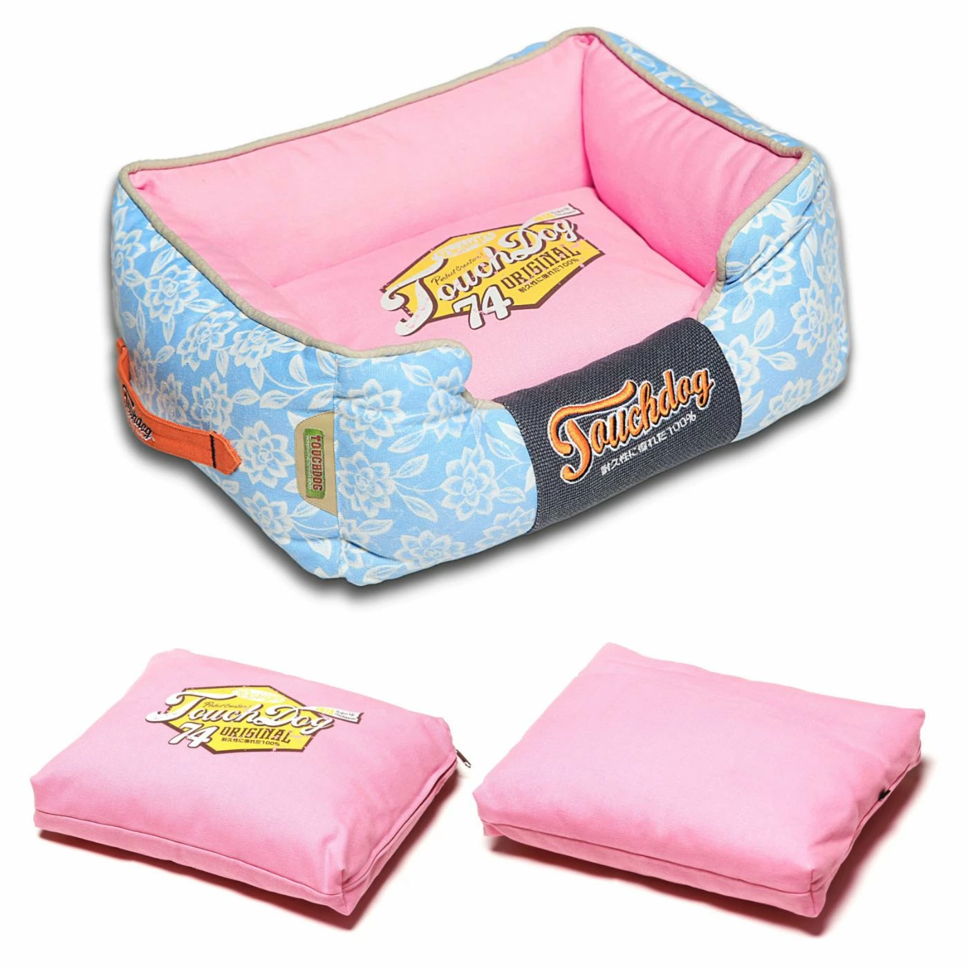 Hot Sale ???? Nesting Pet Life Touchdog Rose Petal Patterned Premium Rectangular ???? Dog Bed ⭐ 4 Hot Sale ???? Nesting Pet Life Touchdog Rose Petal Patterned Premium Rectangular ???? Dog Bed ⭐ - Image 2