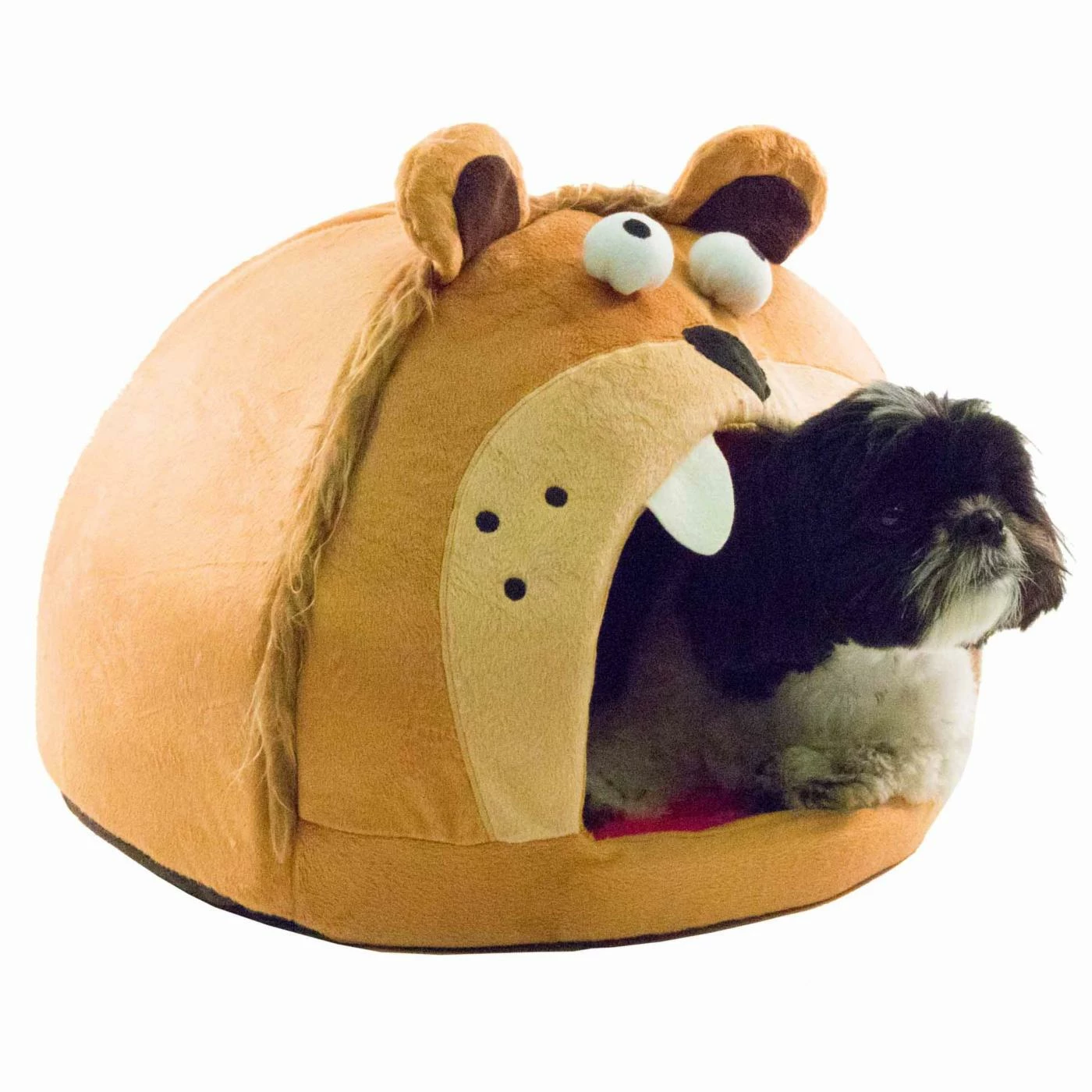 Pet Life Roar Bear Snuggle Plush Polar Fleece Pet Bed Promo ???? Nesting Pet Life Roar Bear Snuggle Plush Polar Fleece Pet Bed ???? -Lucky Dog Sales Store inusePTF364