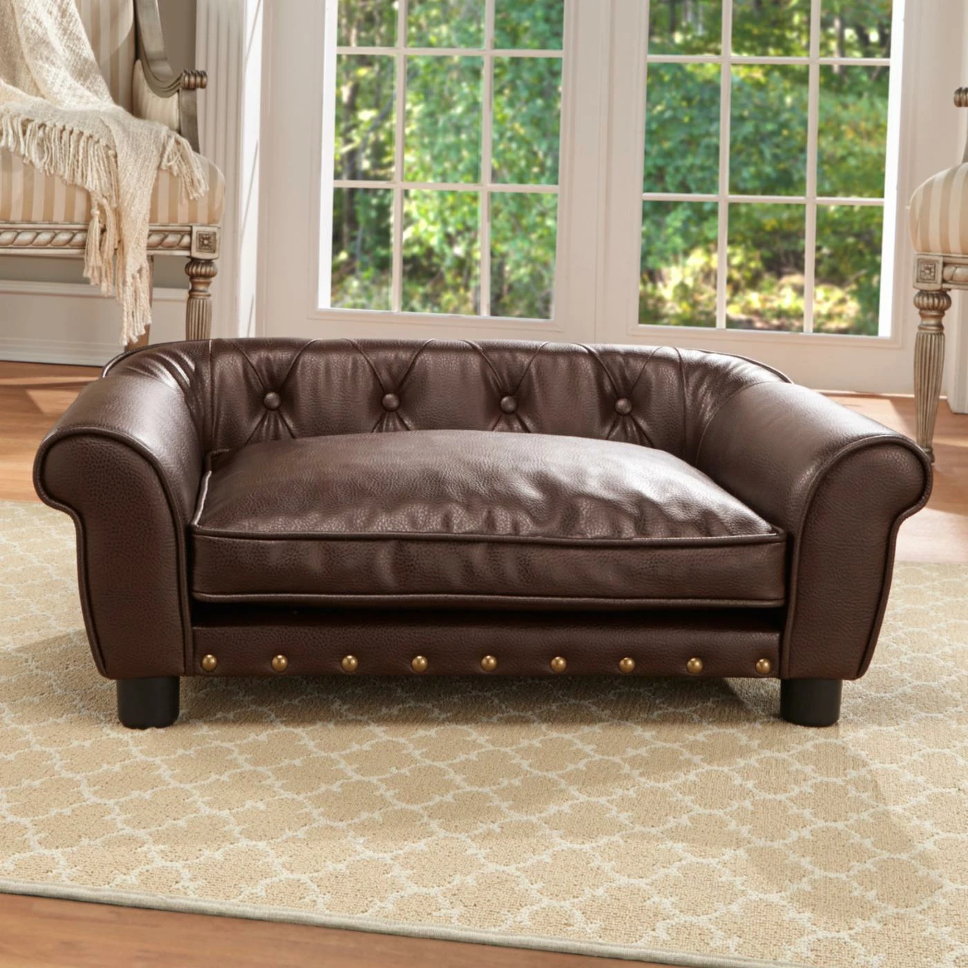 New ✔️ Dog Bed Furniture Enchanted Home Pet Brisbane Tufted Pet Bed ???? 4 New ✔️ Dog Bed Furniture Enchanted Home Pet Brisbane Tufted Pet Bed ???? - Image 2