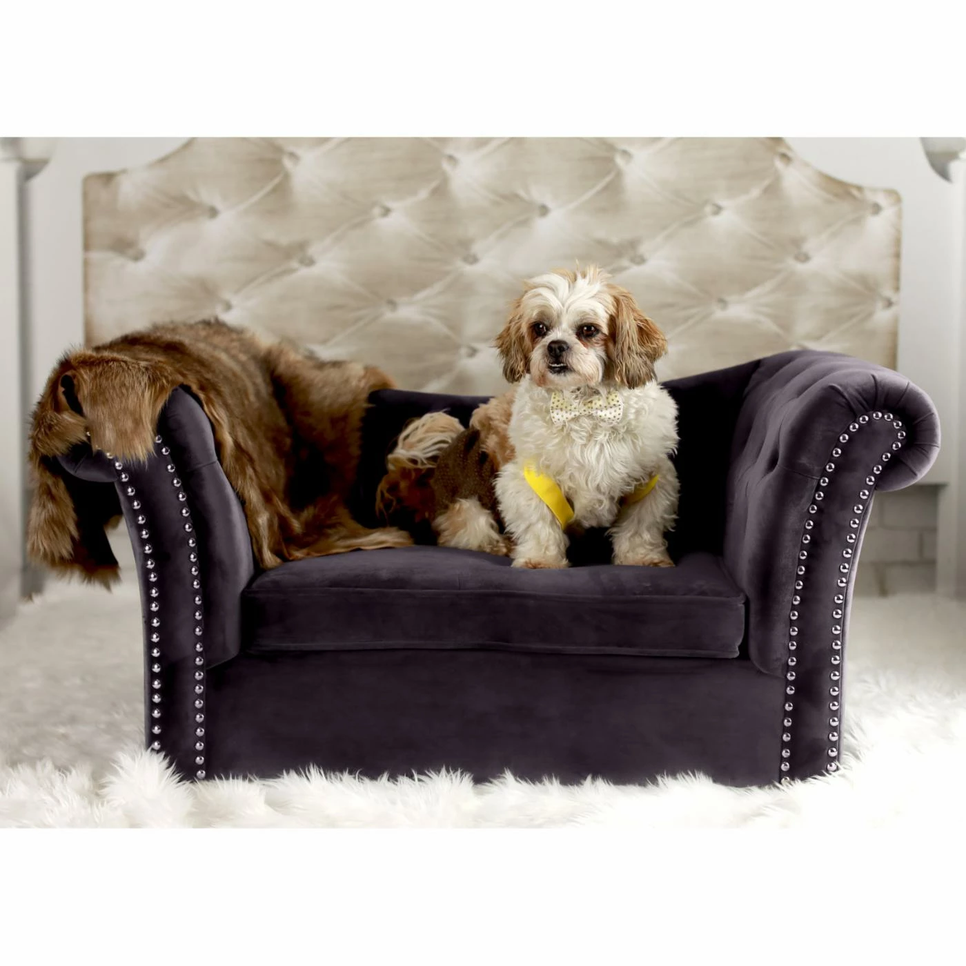New ???? Dog Bed Furniture TOV Furniture Dachshund Grey Pet Bed ???? 4 New ???? Dog Bed Furniture TOV Furniture Dachshund Grey Pet Bed ???? - Image 2