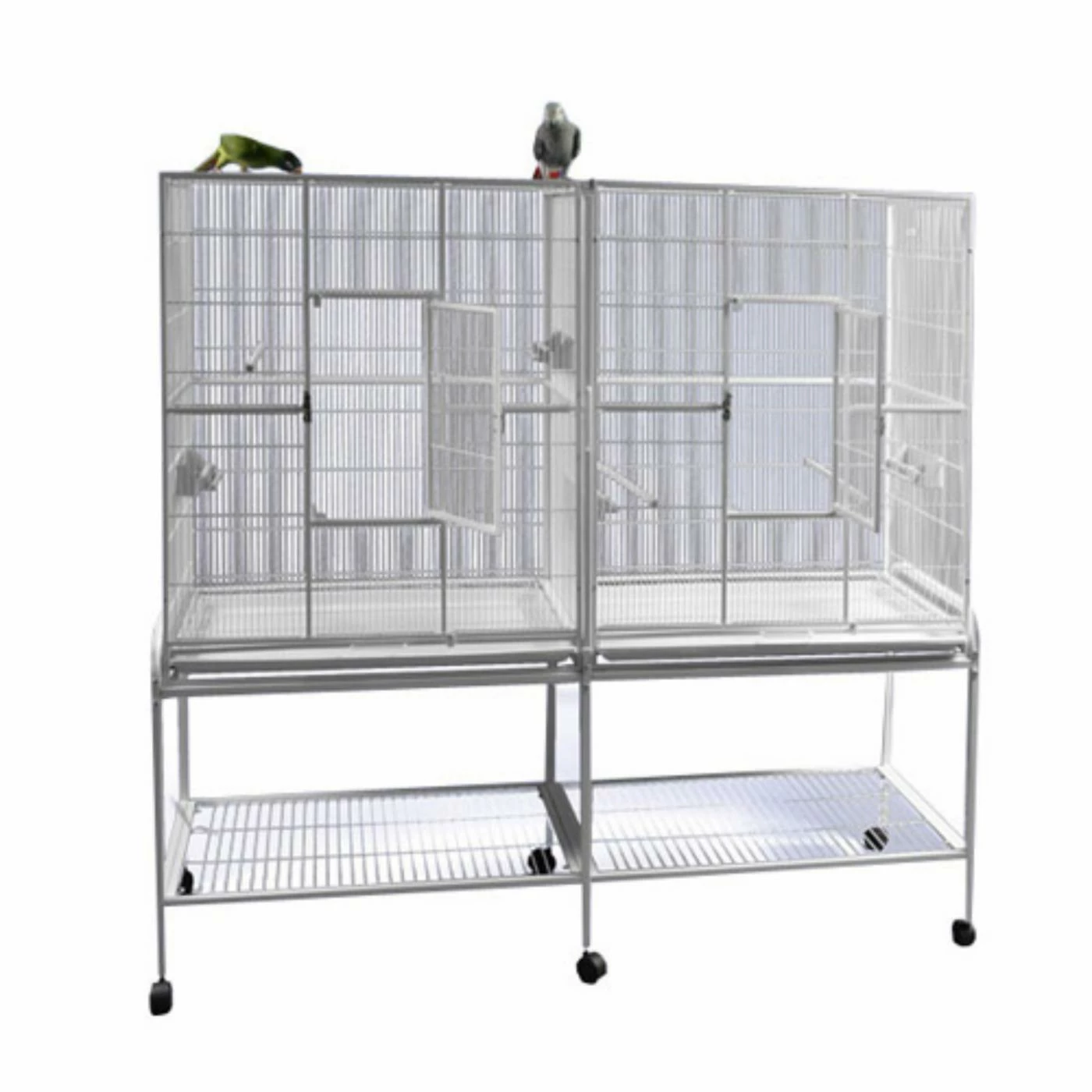 A and E Cage Co. Double Flight Bird Cage 16421 Best Pirce ???? A And E Cage Company Medium Bird Cages A And E Cage Co. Double Flight Bird Cage 16421 ???? -Lucky Dog Sales Store masterAEC023