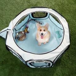 Coupon ???? Dog Exercise Pens Petmaker Portable Pop Up Pet Play Pen With Carrying Bag ????