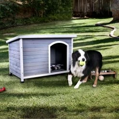 Best Pirce 😀 Wood Furniture Of America Gayle Contemporary 🦮 Dog House 🛒