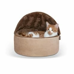 Cheapest ✔️ K&H Pet Products Nesting K&H Pet Products Self-Warming Hooded Kitty Bed 😀