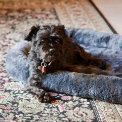 Best deal 🎁 Mid-West Homes For Pets 🦮 Dog Mats & Pads MidWest Homes For Pets QuietTime Plush Bolster 🦮 Dog Bed / Ideal For 🦮 Dog Crates 🎁
