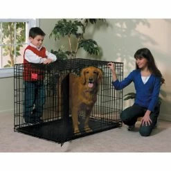 Best Pirce 👏 Mid-West Homes For Pets 🐶 Dog Crates MidWest Homes For Pets Life Stages Folding Double Door Metal 🐶 Dog Crate 🧨