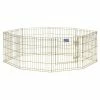 Budget ???? Mid-West Homes For Pets ???? Dog Exercise Pens MidWest Homes For Pets 8 Panel Exercise Pen / Pet Playpen With Door / 5 Height Options - Gold Zinc ✨ 1 Budget ???? Mid-West Homes For Pets ???? Dog Exercise Pens MidWest Homes For Pets 8 Panel Exercise Pen / Pet Playpen With Door / 5 Height Options - Gold Zinc ✨ -Lucky Dog Sales Store masterMH196