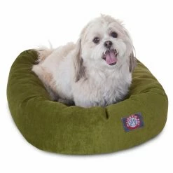 Outlet β Bolster Majestic Pet Villa Micro-Velvet Bagel π Dog Bed π₯