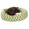 Best reviews of 😀 Bolster Majestic Pet Chevron Print Bagel Pet Bed With Sherpa Cushion 💯