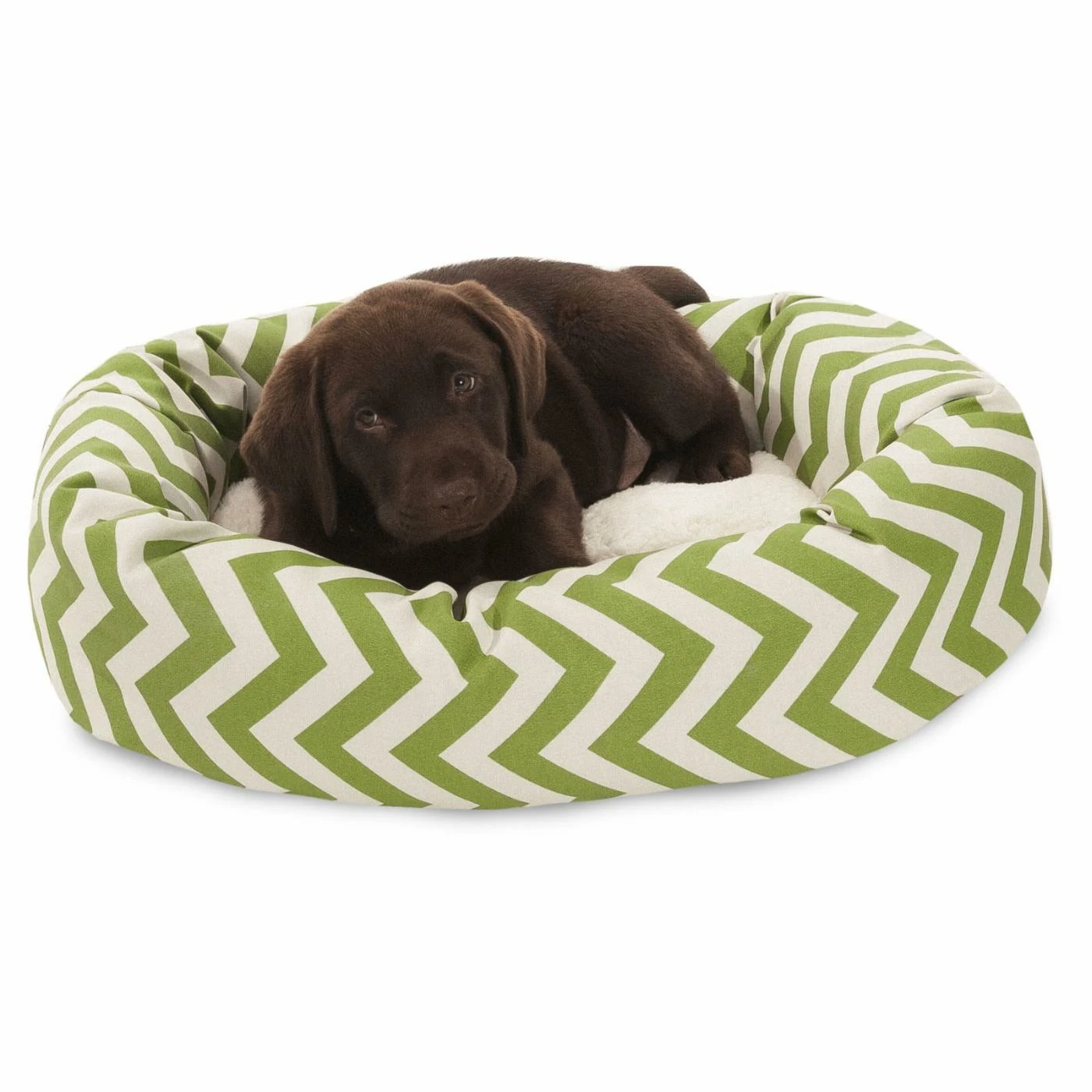 Majestic Pet Chevron Print Bagel Pet Bed with Sherpa Cushion Best reviews of ???? Bolster Majestic Pet Chevron Print Bagel Pet Bed With Sherpa Cushion ???? -Lucky Dog Sales Store masterMJT148