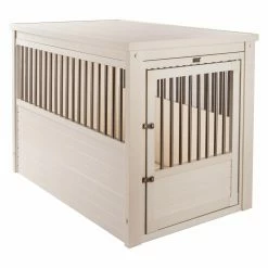 Best reviews of 🎉 Dog Crate Furniture New Age Pet EcoFLEX Pet Crate/End Table - Antique White ✔️
