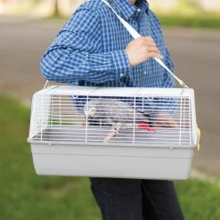 Deals 🥰 Medium Bird Cages Prevue Pet Products Universal Pet Carrier Gray 👍