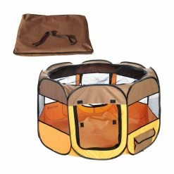 Deals 🌟 Dog Crates Pet Life All-Terrain Lightweight Easy Folding Wire Framed Collapsible Travel Pet Playpen 😀