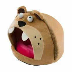 Promo ๐ Nesting Pet Life Roar Bear Snuggle Plush Polar Fleece Pet Bed ๐ฅ