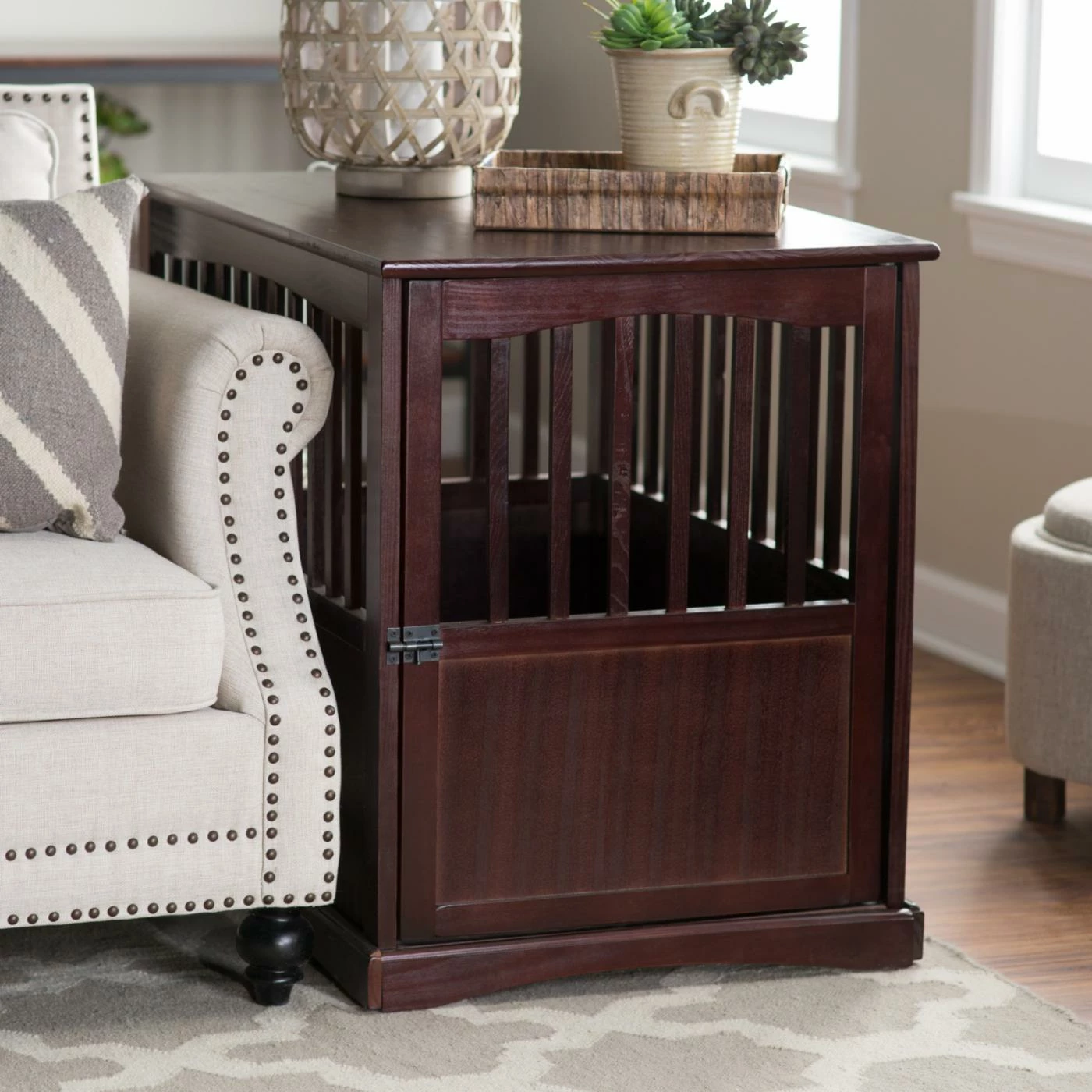 Newport Pet Crate End Table Flash Sale ???? Dog Crate Furniture Newport Pet Crate End Table ???? -Lucky Dog Sales Store masterYSC189