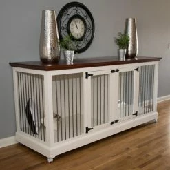 Budget ⌛ Dog Crate Furniture Eagle Furniture Large Double Wide ???? Dog Crate Credenza ???? 16 Budget ⌛ Dog Crate Furniture Eagle Furniture Large Double Wide ???? Dog Crate Credenza ???? -Lucky Dog Sales Store scaleEAGL396