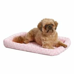 Brand new ???? Mid-West Homes For Pets ???? Dog Mats & Pads MidWest Homes For Pets QuietTime Plush Bolster ???? Dog Bed / Ideal For ???? Dog Crates ❤️ -Lucky Dog Sales Store scaleMH102
