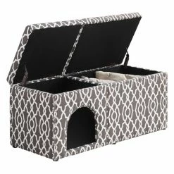 Promo ???? Wood Ore International Cassidy Storage Bench Pet House ???? 6 Promo ???? Wood Ore International Cassidy Storage Bench Pet House ???? -Lucky Dog Sales Store scaleORE1084