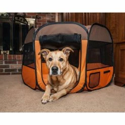 Deals ???? Dog Crates Pet Life All-Terrain Lightweight Easy Folding Wire Framed Collapsible Travel Pet Playpen ???? -Lucky Dog Sales Store scalePTF224