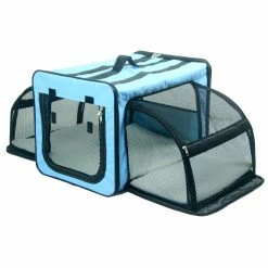 Flash Sale ⭐ Dog Crates Pet Life Capacious Dual-Expandable Wire ???? Dog Crate ⭐ -Lucky Dog Sales Store scalePTF434